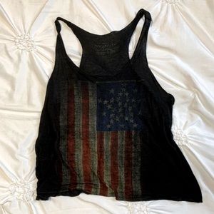 American flag vintage tank M